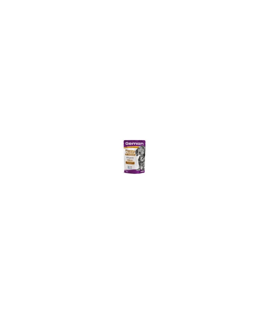 Gemon busta Puppy Junior con bocconcini pollo gr.100