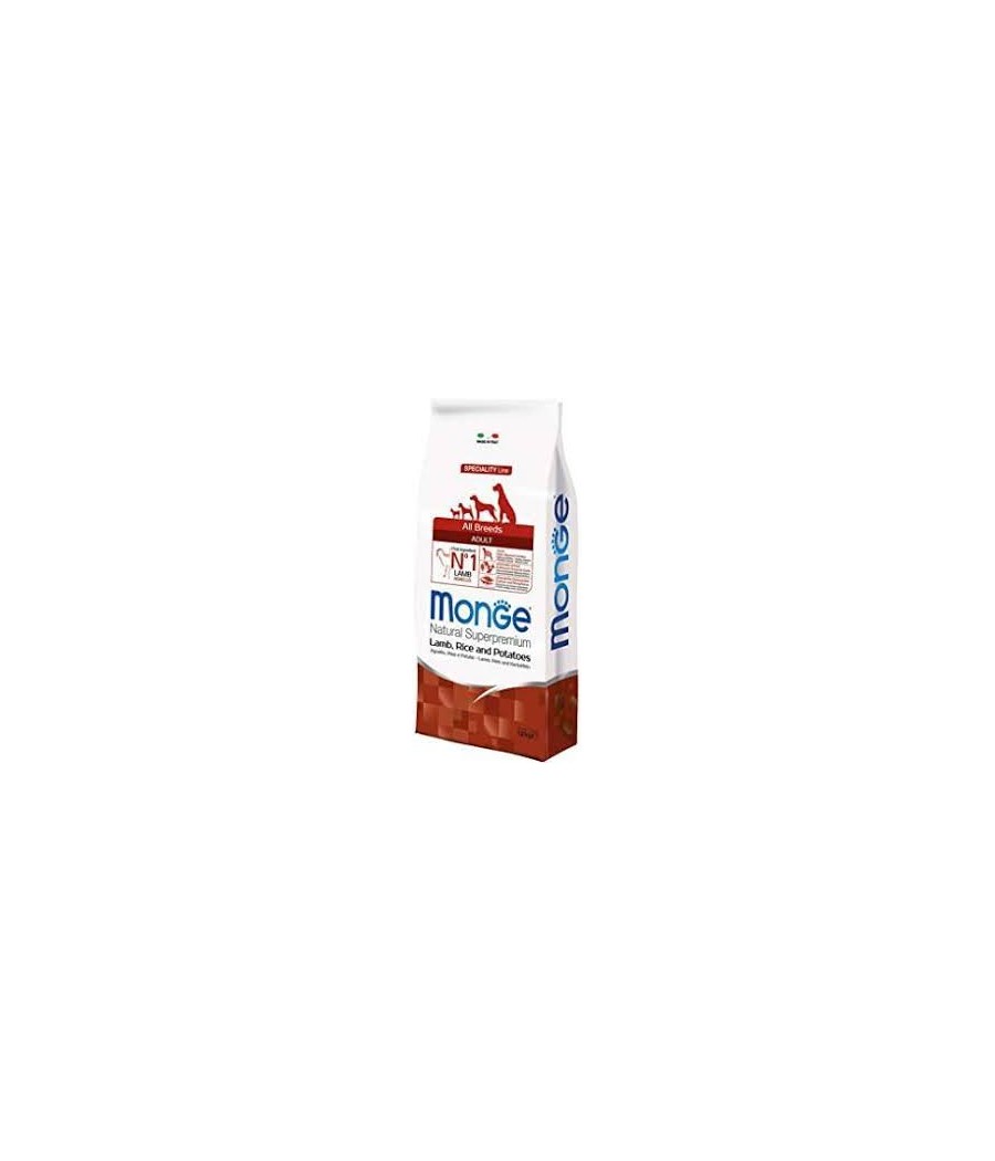 MONGE ALL BREED ADULT AGNELLO RISO PATATE KG.12