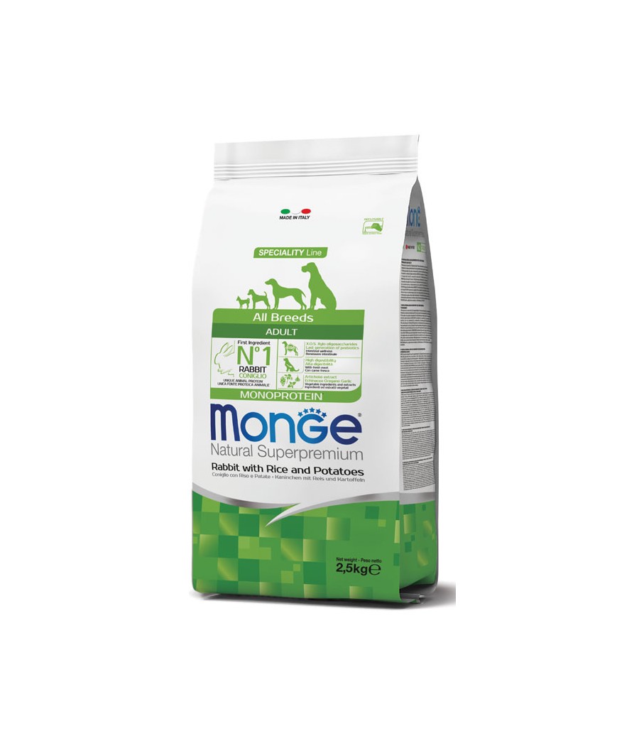 MONGE ALL BREED ADULT CONIGLIO RISO PATATE KG.12