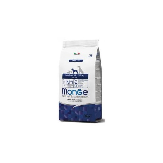 MONGE MEDIUM ADULT POLLO KG.12