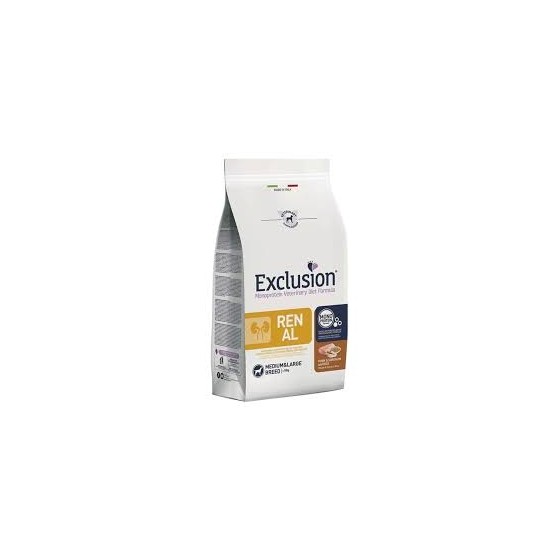 EXCLUSION RENAL MAIALE MED/LARGE 2KG  DIET PORK&SORGHUM M/L BREEDS NEW