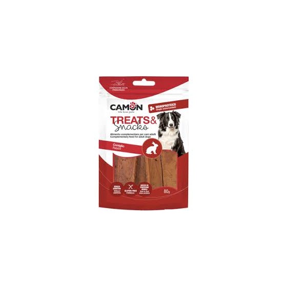 camon SNACK CONIGLIO STRISCE 80GR AE630