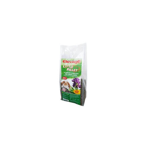 Conigli Nani Little Pellet con coccidiostatico ed erba medica 800 gr