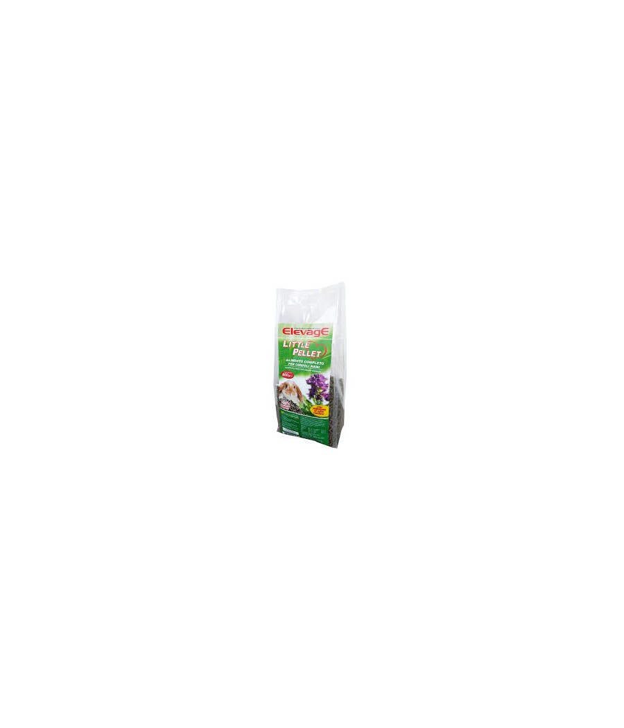 Conigli Nani Little Pellet con coccidiostatico ed erba medica 800 gr