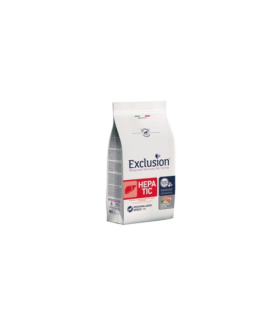 EXCLUSION HEPATIC ADULT MED/LARGE BREED 12KG
