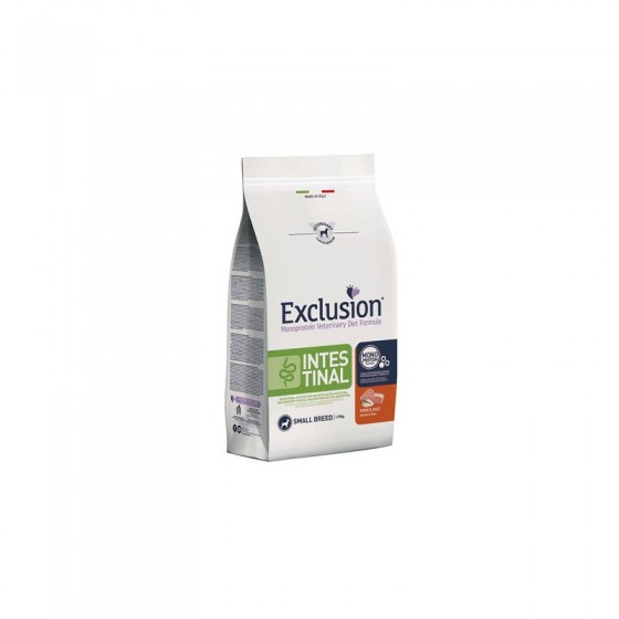 EXCLUSION INTESTINAL PORK & RICE SMALL 2KG MAIALE E RISO